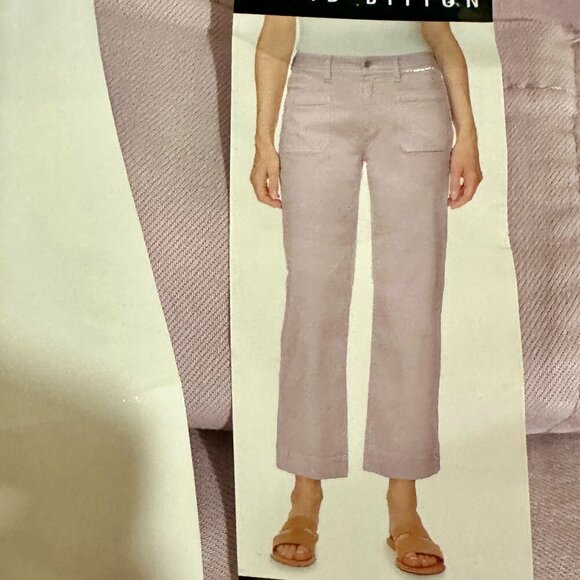 Buffalo David Bitton High-Rise Brigette Soft Stretch Crop Pants Women's Size 12 - Picture 2 of 14